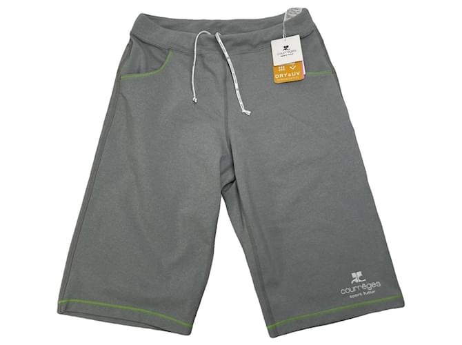 Courreges Short in poliestere grigio Courrèges