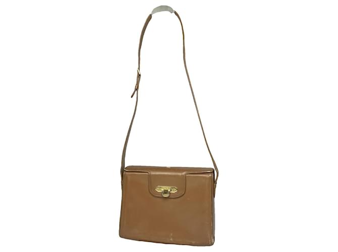 Borsa in pelle marrone Valentino Garavani Glam Lock