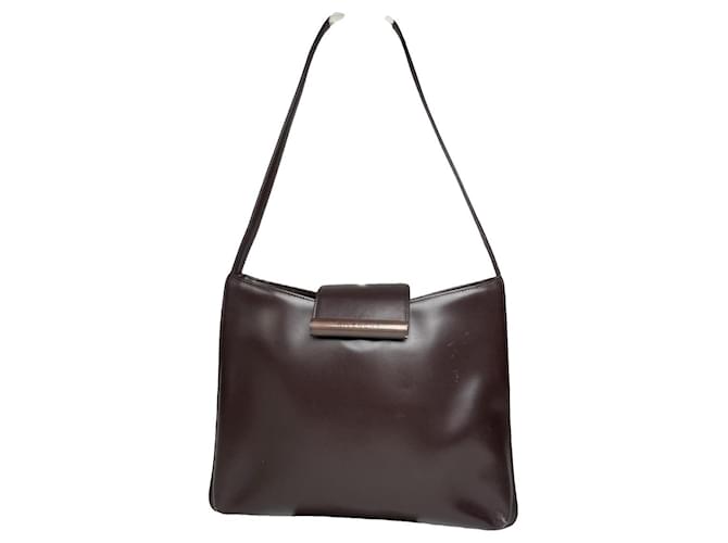 Borsa a mano in pelle marrone Givenchy Whip