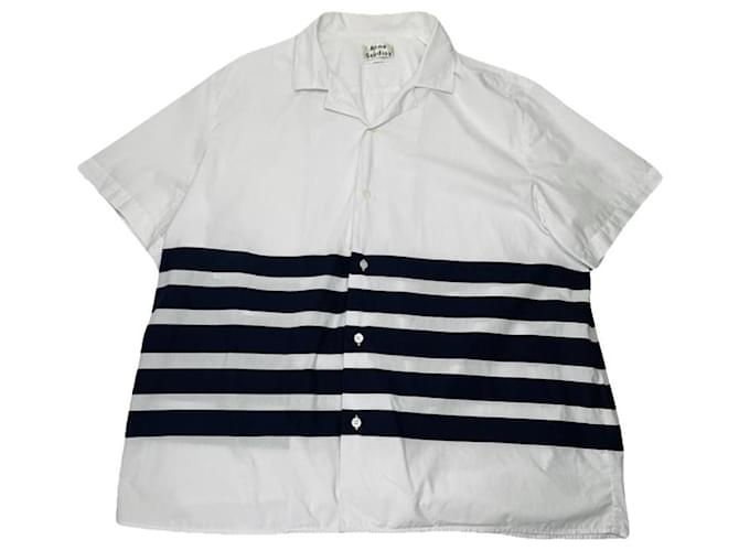 Camicia in cotone bianco Acne Studios