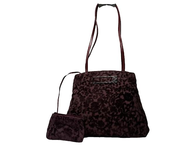 Borsa a mano in cotone viola Givenchy Whip Porpora