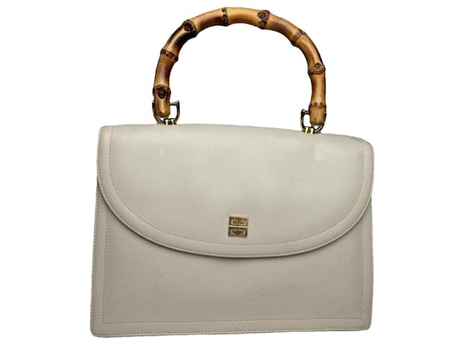 Borsa in pelle beige Givenchy 4G