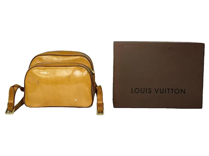 Zaino in pelle arancione Louis Vuitton