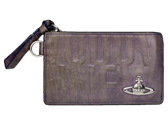 Borsa in pelle antracite Vivienne Westwood Grigio antracite