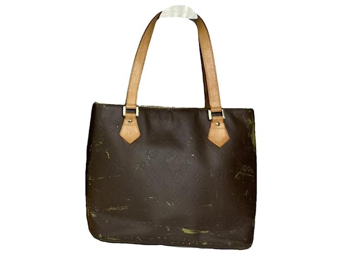 Borsa a mano in pelle marrone Vivian di Louis Vuitton