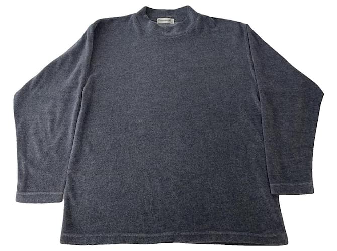 Courreges Maglione e felpa in cotone blu Courrèges