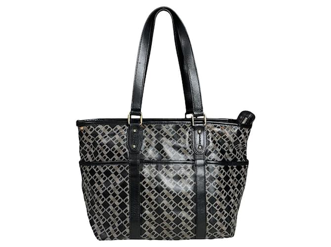 Borsa a mano in pelle nera Bally Nero