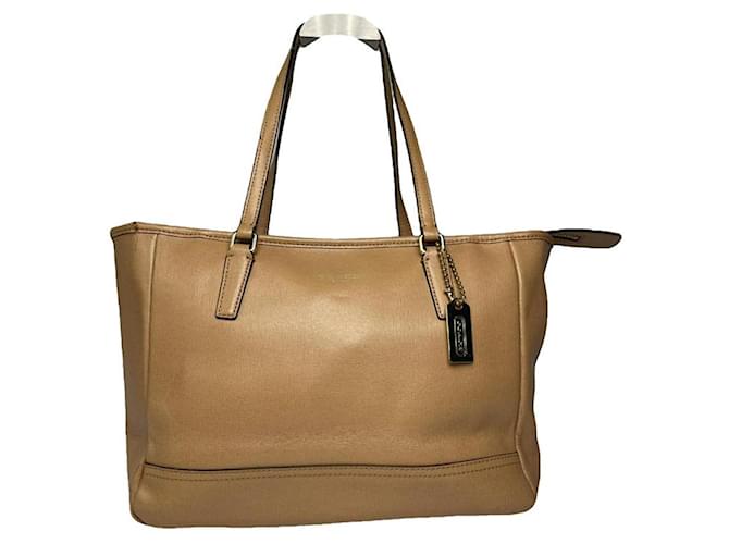 Borsa in pelle marrone Coach Carly