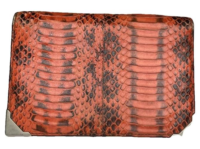 Portafoglio in pelle arancione Alexander Wang