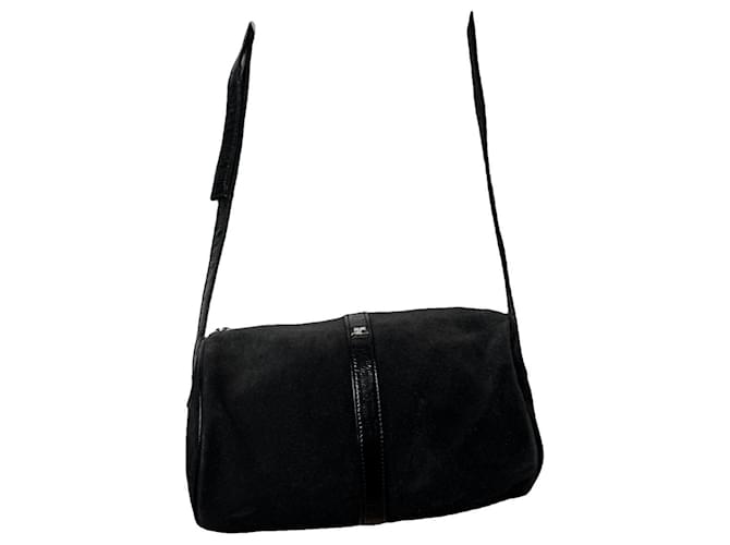 Courreges Borsa in pelle esotica nera Courrèges Nero