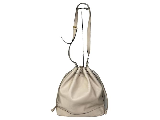 Borsa in pelle beige Twist di Bottega Veneta