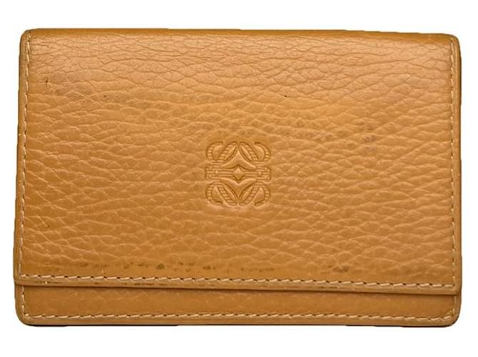 Borsa in pelle arancione Loewe Puzzle