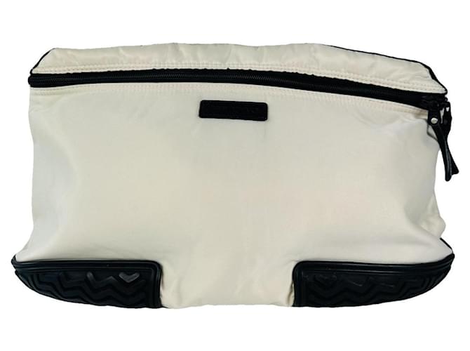 Borsa a mano in plastica bianca Issey Miyake Bianco