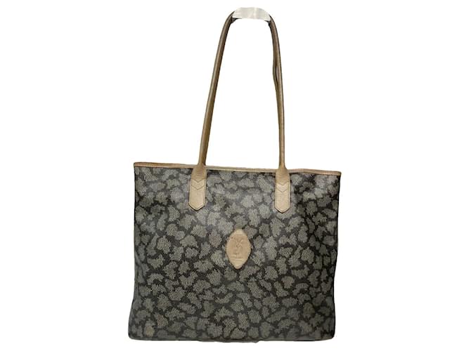 Borsa in pelle nera Saint Laurent Icare Nero