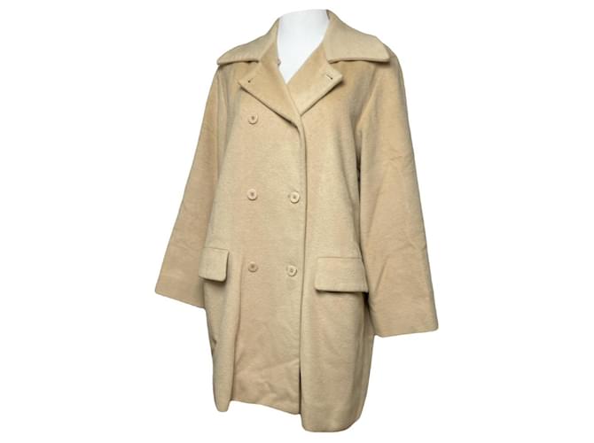 Trench coat in lana beige Givenchy