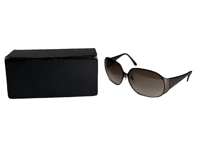 Occhiali da sole in metallo nero Givenchy