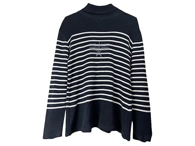 Maglieria in lana nera di Jean Paul Gaultier Nero