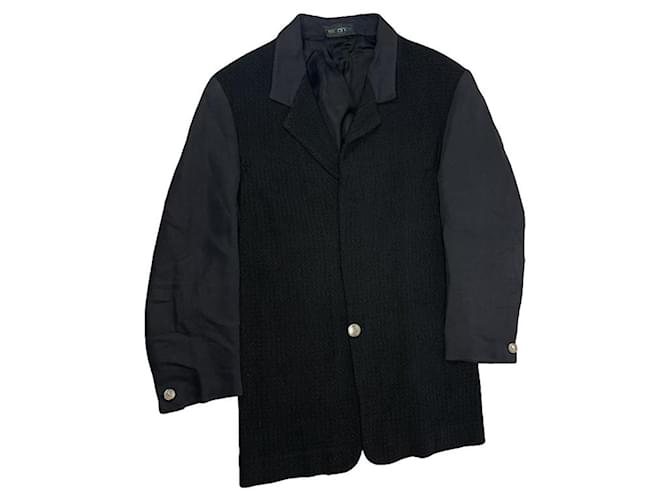 Giacca in poliestere nera Versace Nero