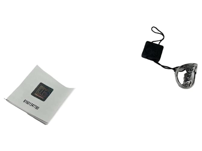 Anello in acciaio argento Dolce & Gabbana