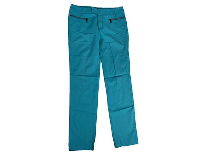 Pantaloni in cotone blu Versus