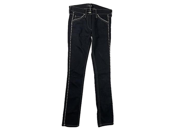 Jeans in cotone nero Isabel Marant