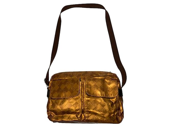 Borsa in poliestere marrone Valentino Garavani