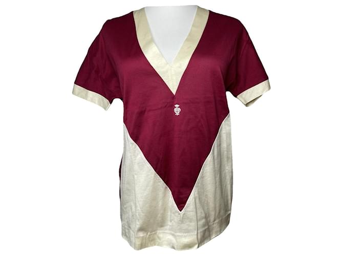 Top in lana bordeaux Emilio Pucci Bordò