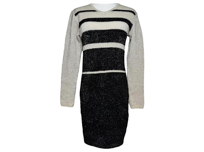 Abito in poliestere nero Balenciaga