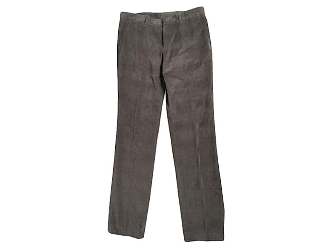 Hugo Boss Pantaloni in cotone grigi Boss Grigio