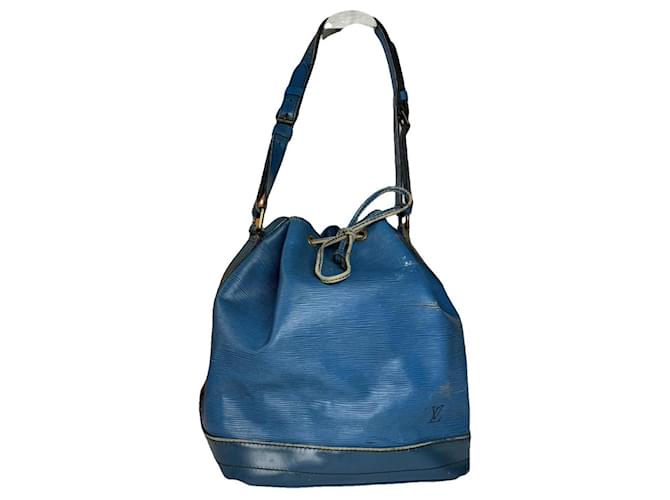 Borsa a mano in pelle blu NéoNoé di Louis Vuitton