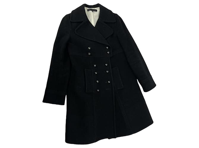Cappotto trench in lana antracite Marc Jacobs Grigio antracite