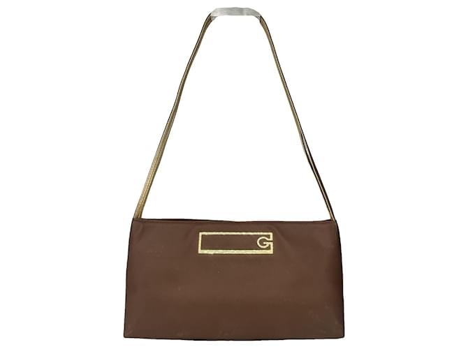 Borsa a mano in cotone marrone Givenchy Gem