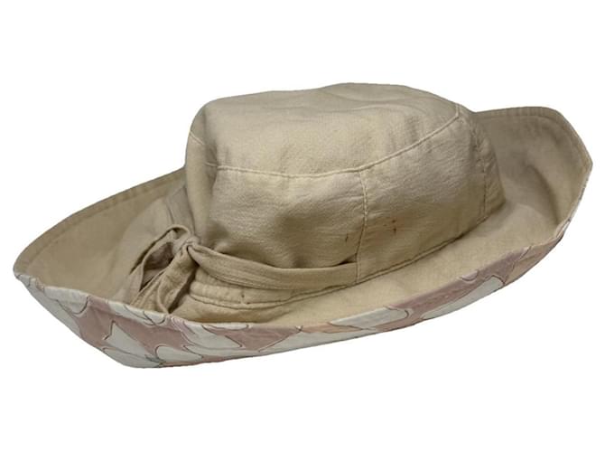 Cappello in poliestere beige Balenciaga