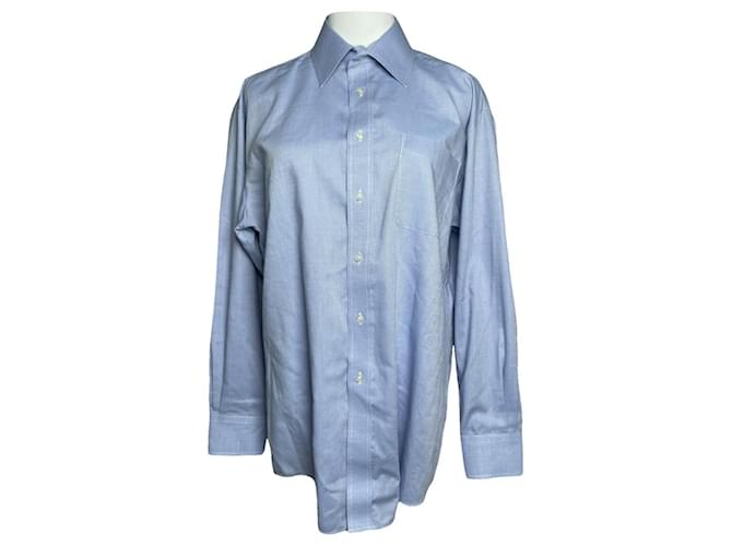 Courreges Camicia in cotone blu Courrèges