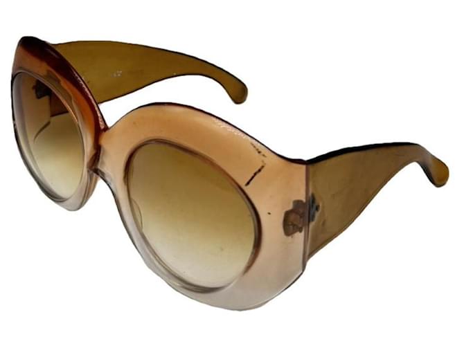 Occhiali da sole in plastica arancione Givenchy