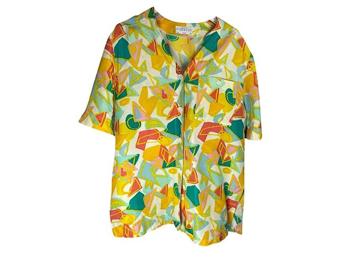 Top in seta multicolore Givenchy