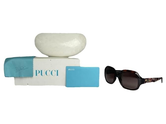 Occhiali da sole in plastica multicolore Emilio Pucci