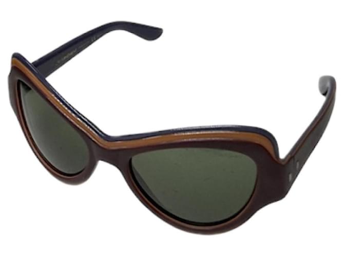 Occhiali da sole in plastica viola Yves Saint Laurent Porpora