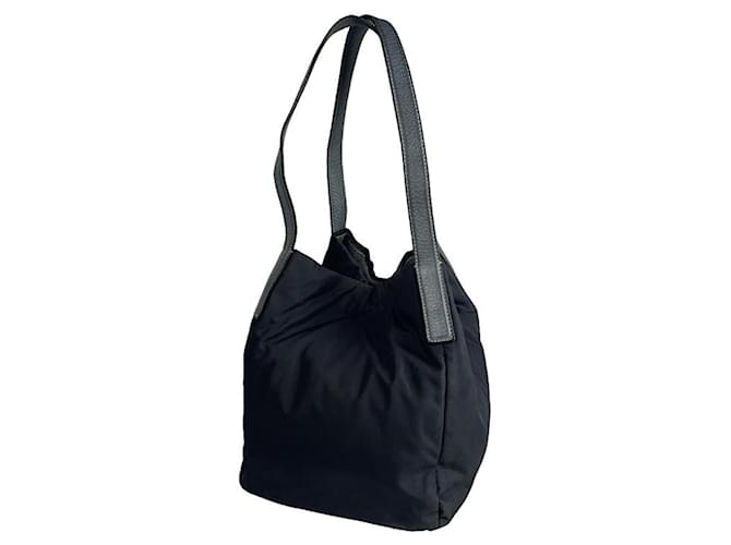 Borsa a mano in tessuto blu Jil Sander