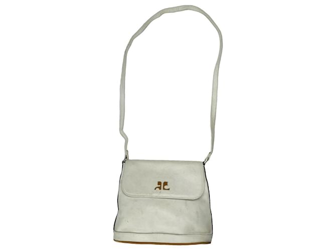 Courreges Borsa in pelle bianca Courrèges Bianco