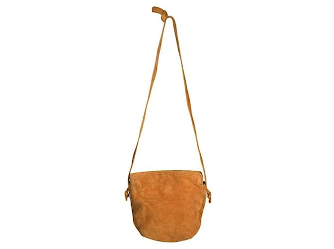 Borsa a mano in pelle arancione Flamenco Loewe