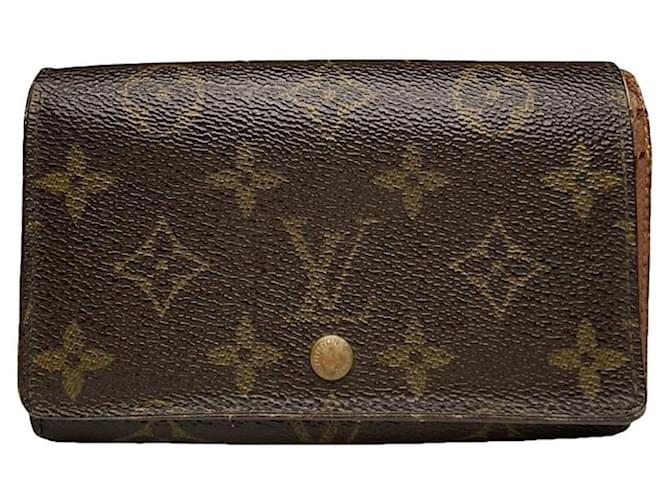 Portafoglio in pelle marrone Louis Vuitton Retiro