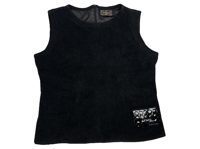 Giacca di lana nera Fendi Nero