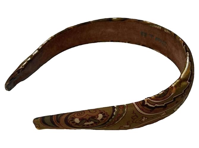 Cappello di cotone arancione Etro