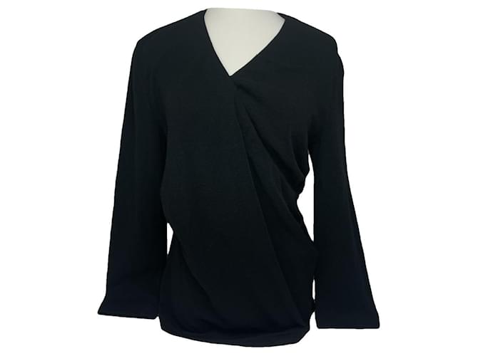 Maglieria in lana nera Gianni Versace Nero