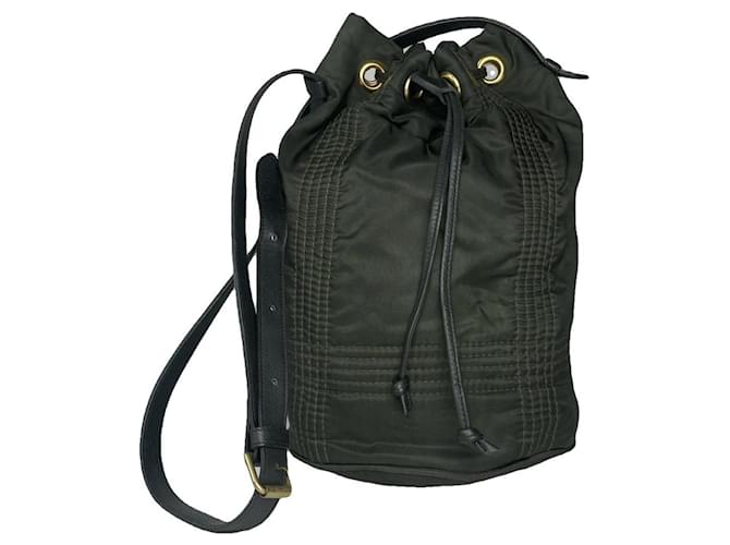 Borsa in pelle verde Jil Sander