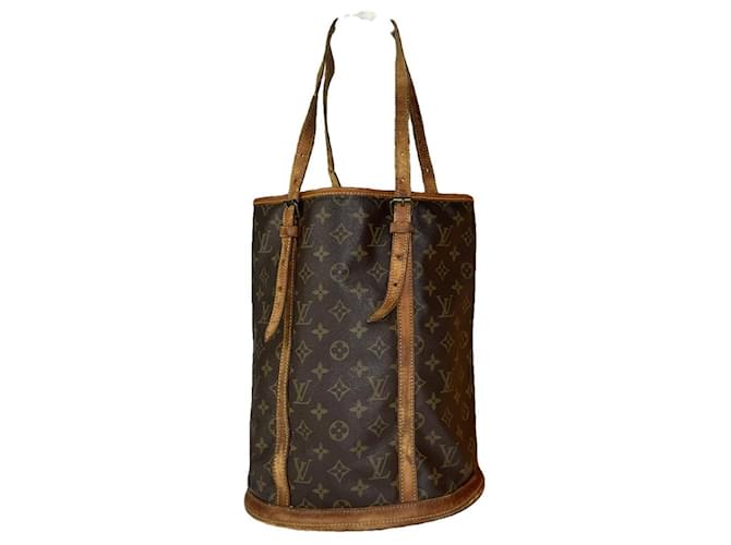 Bucket Borsa a mano in pelle marrone Ambre Louis Vuitton