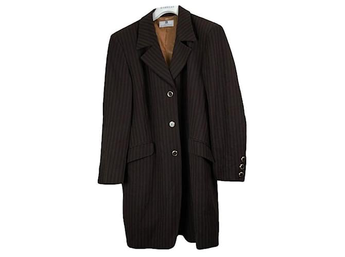 Cappotto trench in lana marrone Givenchy