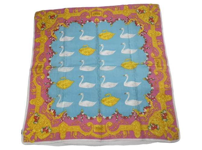 Sciarpa di seta rosa Versace