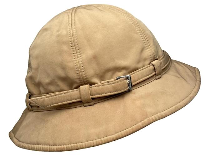 Cappello in cotone marrone Bottega Veneta